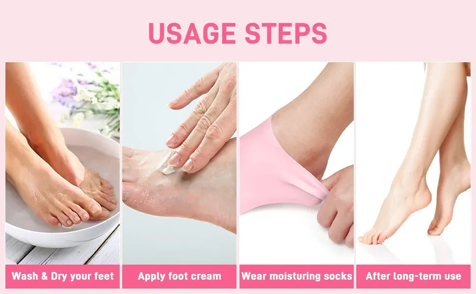 1 Pair Silicone Heel Protectors