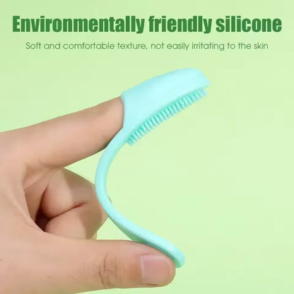 2PCS Silicone Nose Brush Facial Pore Cleaner (Double-Sided)