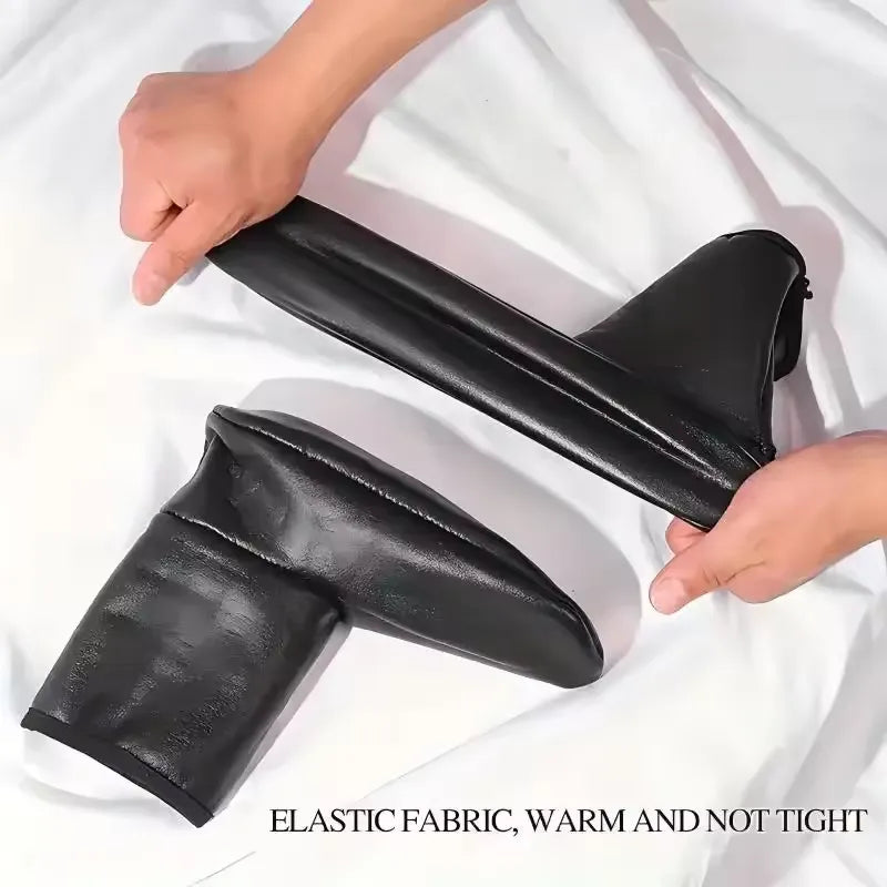 Imported waterproof leather Socks