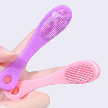 2PCS Silicone Nose Brush Facial Pore Cleaner (Double-Sided)
