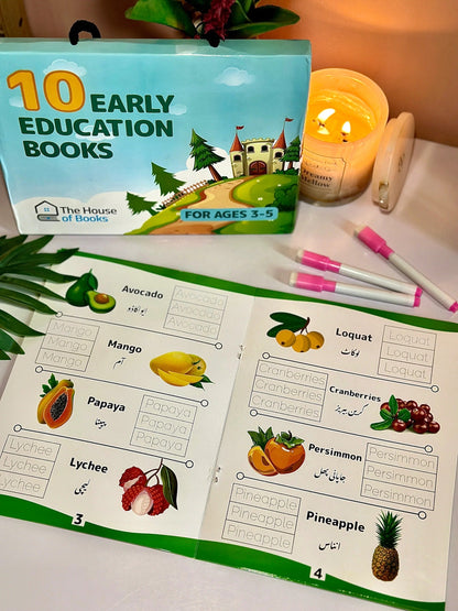 Write & Wipe Children Learning  Book Set